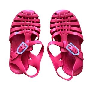 MEDUSE Kids Jelly Sandals, Red, Size US 8.5 / EUR 26